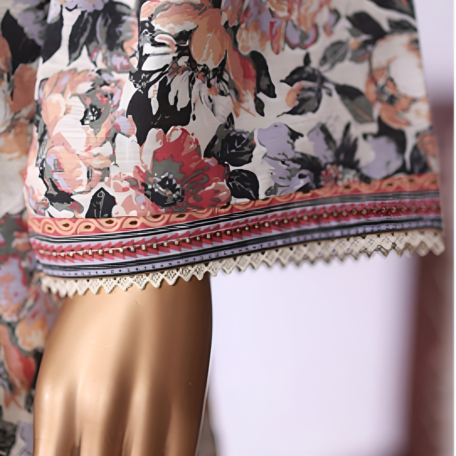 Vintage Rose – 3-Piece Floral Printed Suit - Image 6