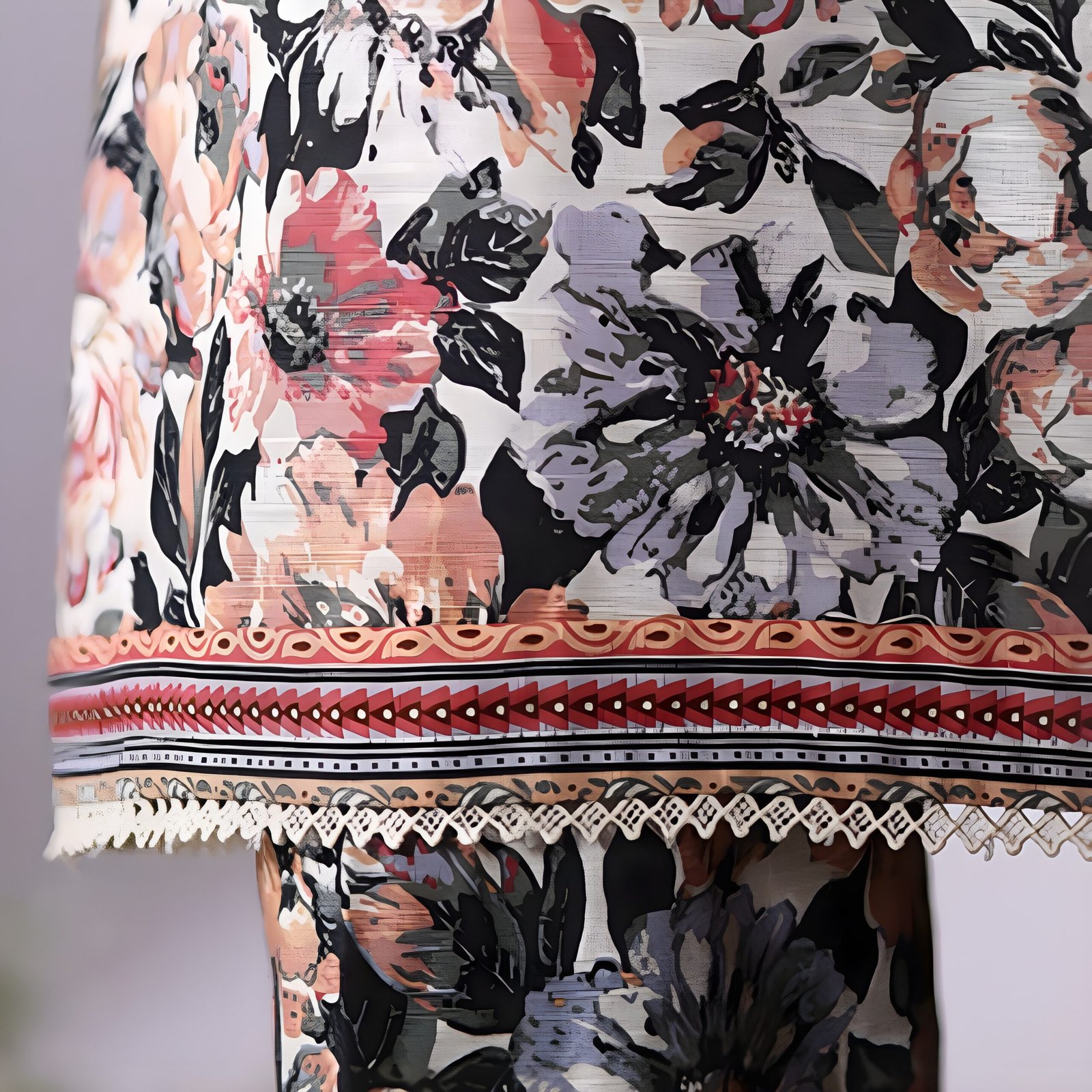 Vintage Rose – 3-Piece Floral Printed Suit - Image 7