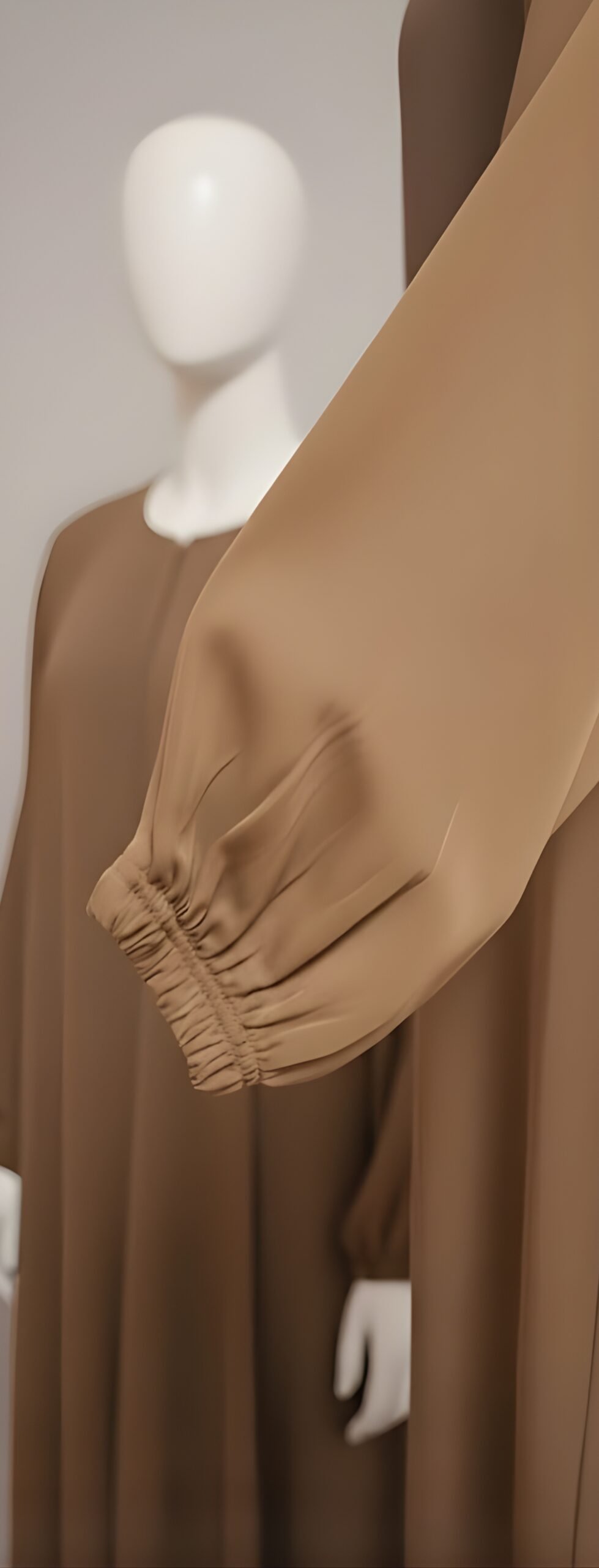 Soft Breathable Camel Maxi Dress - Effortless Summer Style - Image 4